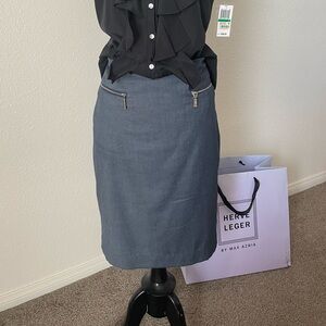 Tommy Hilfiger Charcoal Pencil Skirt